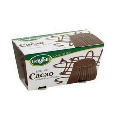Budino Al Cacao Tre Valli UHT 2 x 100 Gr. - Magastore.it