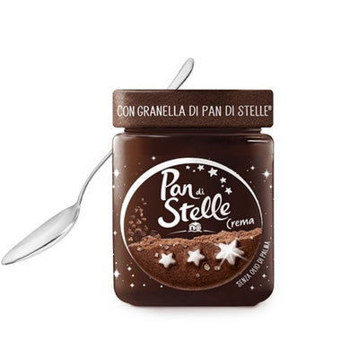 Crema Spalmabile Pan di Stelle Alle Nocciole E Cacao Con Granella Di Biscotti Da 330 Gr. - Magastore.it