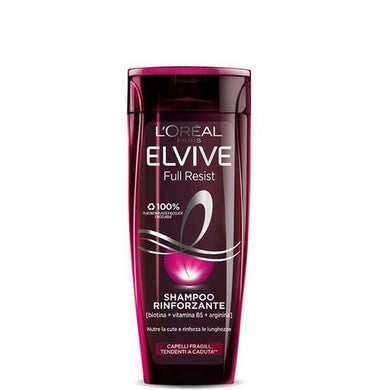 Elvive L'Oréal Shampoo Rinforzante Full Resist Per Capelli Fragili Da 285 Ml. - Magastore.it