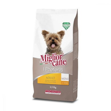 Crocchette Migliorcane I Preferiti per Cani di Piccola Taglia Adult con Pollo e Riso kg.1,5 - Magastore.it