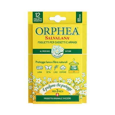 Orphea Salvalana Foglietti Per Cassetti E Armadi Profumo Di Fiori Da 12 Pcs. - Magastore.it