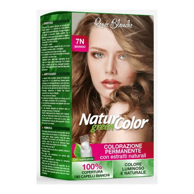 Colorazione Permanente Per Capelli Natur Green Color Con Applicatore Biondo N°7 N - Magastore.it