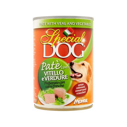 Patè Monge Special Dog Con Vitello E Verdure Da 400 Gr. - Magastore.it