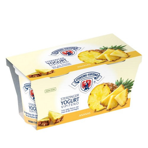 Yogurt Vipiteno Intero Ananas 2 x 125 gr. - Magastore.it