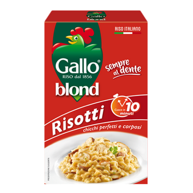 Riso Gallo Blond per risotti chicchi perfetti e corposi da 1Kg. - Magastore.it