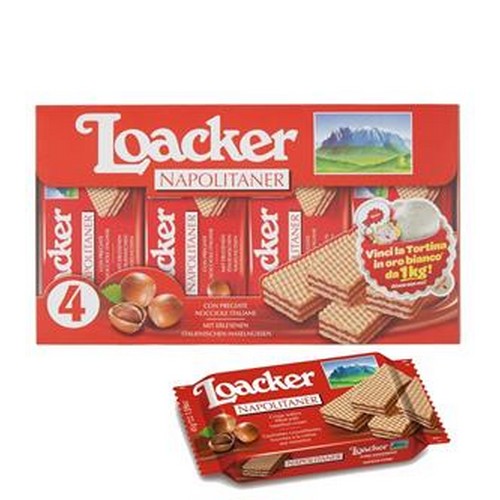 Wafers multipack Loacker Napolitaner 4 x gr.45 - Magastore.it