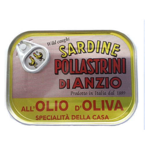 Sardine All'Olio Di Oliva Pollastrini Da 100 Gr. - Magastore.it