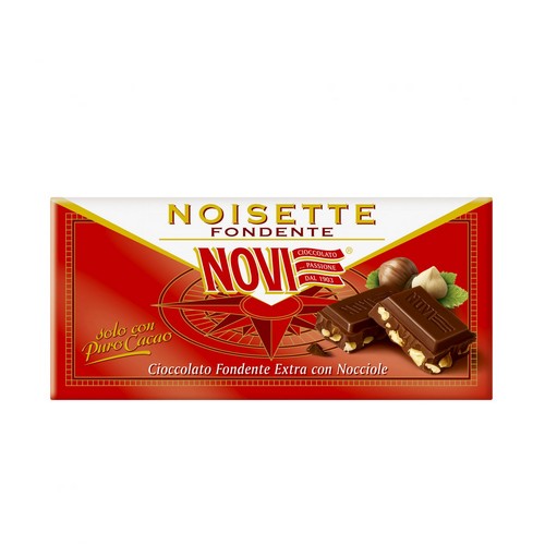 Cioccolato Noisette Fondente Extra Con Nocciole Novi Tavoletta Da 100gr. - Magastore.it