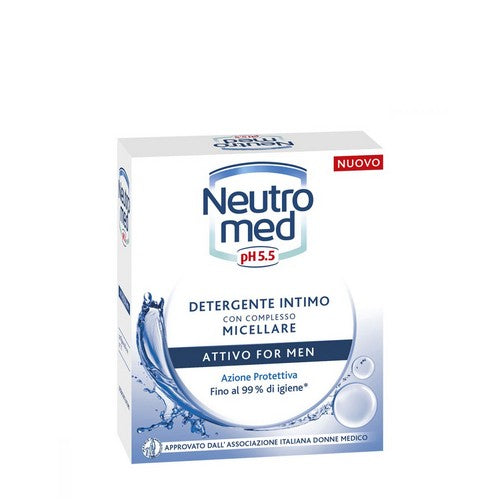 Neutromed Attivo For Men detergente intimo ad azione prottetiva pH5.5 da ml.200 - Magastore.it