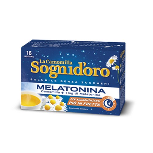 Camomilla Sognid'oro Star Solubile Con Melatonina 16 Filtri - Magastore.it