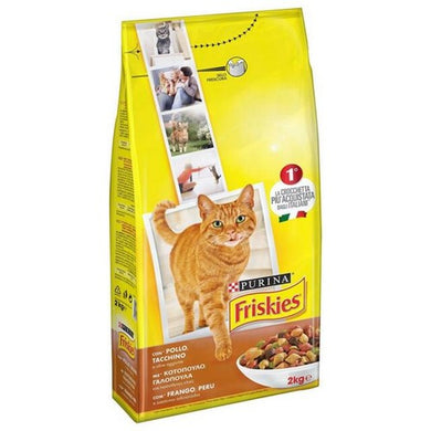 Croccantini Friskies per Gatti con Tacchino Pollo e Verdure kg.2 - Magastore.it