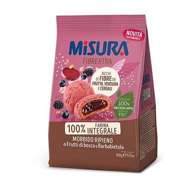 Biscotti Misura Fibrextra Ripieni Di Frutti Di Bosco E Barbabietola Da 260 Gr. - Magastore.it