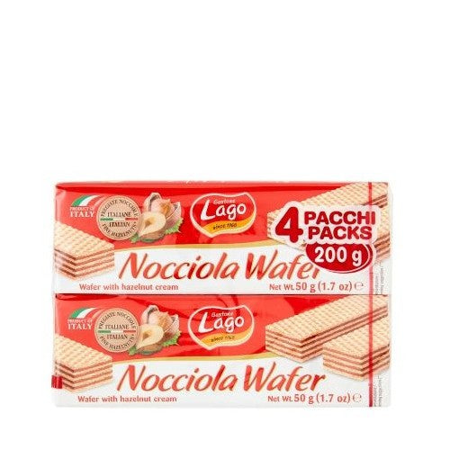 Wafers multipack Elledi alla Crema di Nocciola 4 x gr.50 - Magastore.it