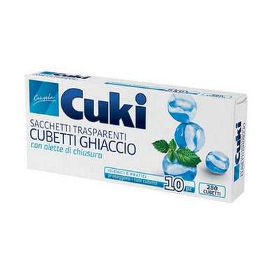 Sacchetti Trasparenti Cubetto Ghiaccio Cuki 10 Pz. - Magastore.it
