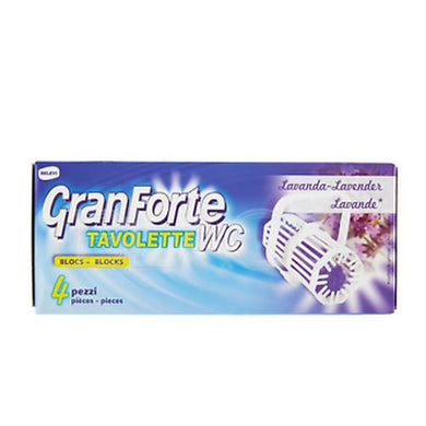 Gran Forte Wc Lavanda Tavoletta Solida Per WC Da 4 Tavolette - Magastore.it