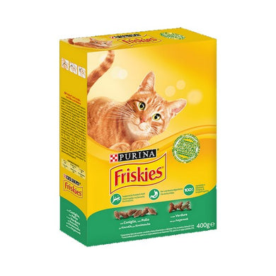 Croccantini Friskies Purina per Gatti con Coniglio Pollo e Verdure gr.400 - Magastore.it