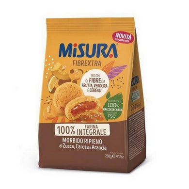 Biscotti Misura Fibrextra Ripieni Di Zucca,Carota E Arancia Da 260 Gr. - Magastore.it