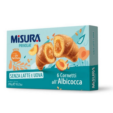 Merendine Misura Cornetti Privolat All'Albicocca da 6 pz. - Magastore.it
