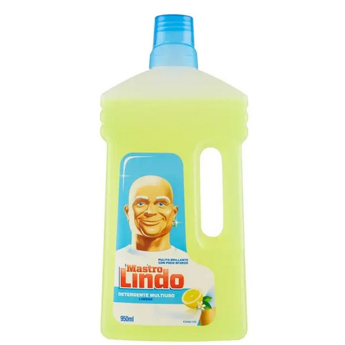 Mastro Lindo Detergente Multiuso Limone Da 950 Ml. - Magastore.it