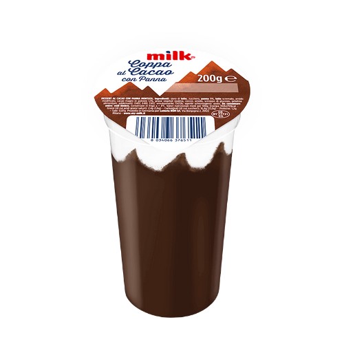 Coppa Al Cacao Con Panna Milk Da 200 Gr. - Magastore.it