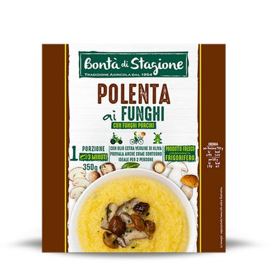 Polenta Pronta Bontà di Stagione con Funghi gr.350 - Magastore.it