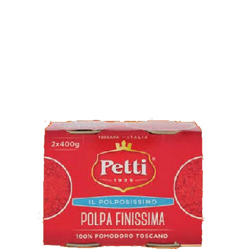 Polpa Di Pomodoro Finissima Petti 2 x 400 Gr. - Magastore.it