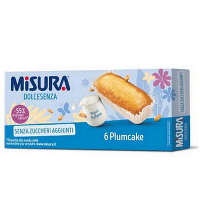 Merendine Misura Plumcake Senza Zuccheri Aggiunti confezione da 6 pz. - Magastore.it