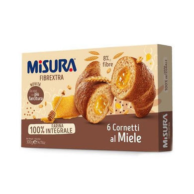 Merendine Misura Cornetti Fibrextra al Miele da 6 pz. - Magastore.it