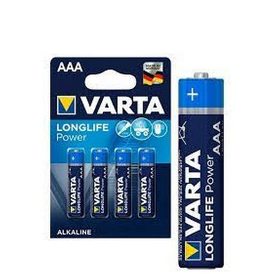 Batterie Alkaline Long Life Power Varta AAA Mini Stilo Da 4 Pz. - Magastore.it