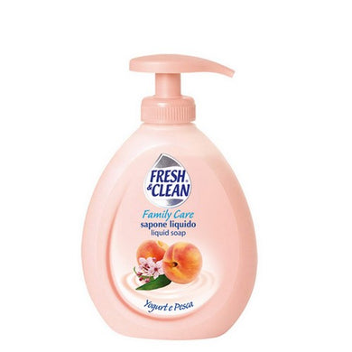 Sapone Liquido Mani Fresh&Clean Family Care allo Yogurt e Pesca ml.300 - Magastore.it