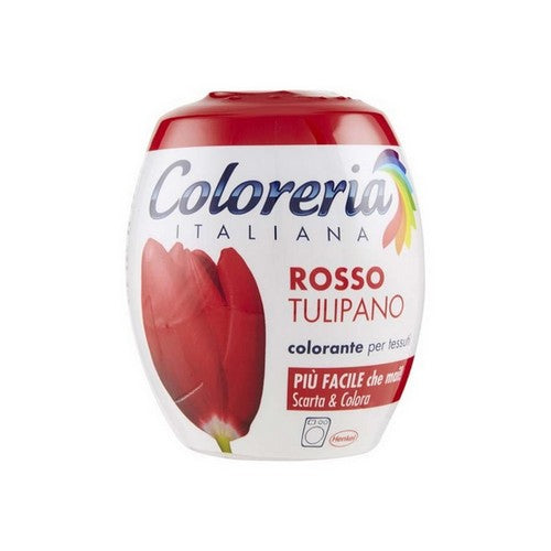 Coloreria Italiana Colorante Per Tessuti Tutto In 1 Rosso Tulipano Da 350 Gr. - Magastore.it