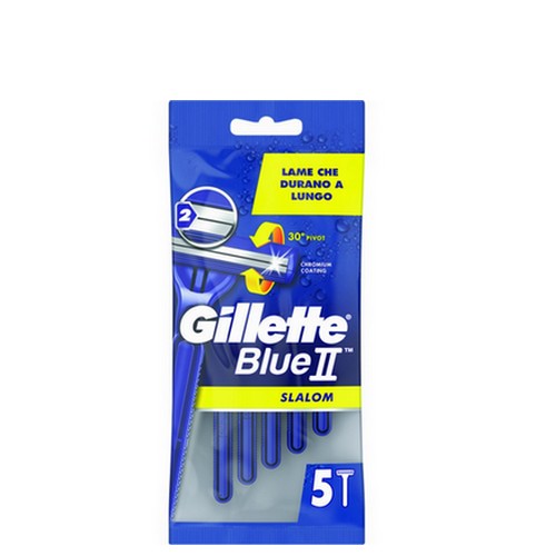 Rasoi Usa E Getta Gillette Blu II Slalom Da 5 Pz. - Magastore.it