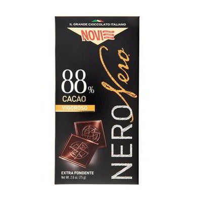 Cioccolato Nero Nero 99% Cacao Vigoroso Novi Tavoletta Da 75gr. - Magastore.it