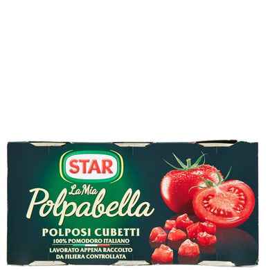 Polpa Di Pomodoro la Mia Polpabella Star A Cubetti 3 x 400 Gr. - Magastore.it